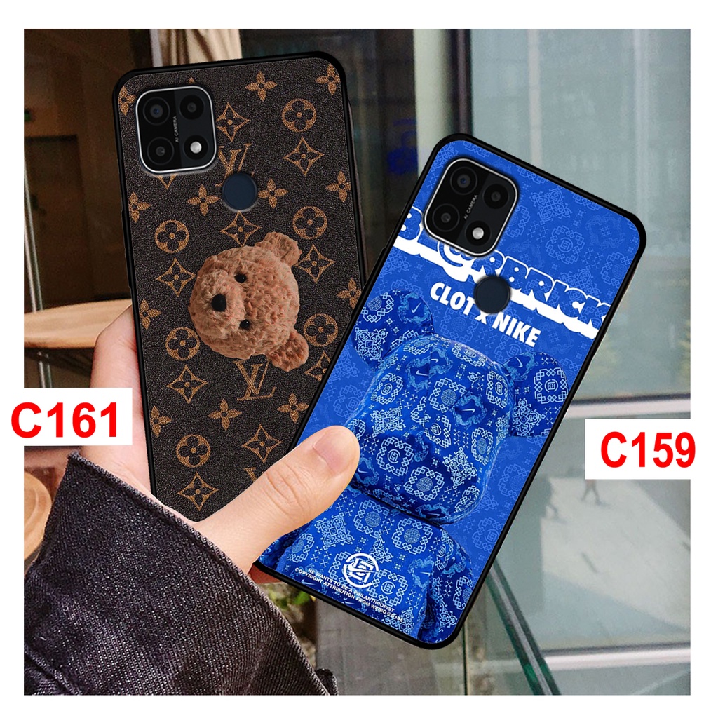 Ốp lưng Oppo A15 - A15s in hình gấu bearbrick thời trang cao cấp.
