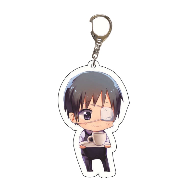 Móc Khóa acrylic Hai Mặt In Hình Nhân Vật Jinmuyan Trong Tokyo ghoul