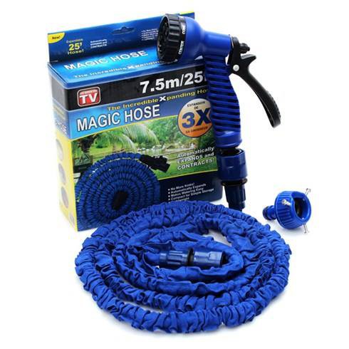 Vòi Rửa Xe 30m, Vòi Tưới cây, Xịt rửa sân, Phun nước Magic Hose giãn nở 30m