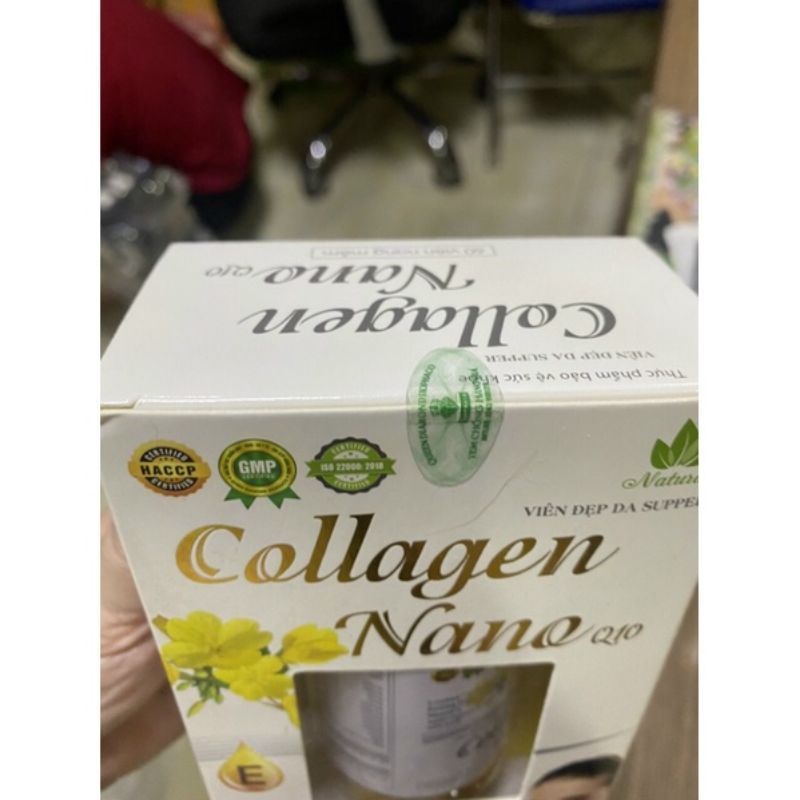 Viên Uống Trắng Da Đẹp Da Collagen Nano Q10 Giúp Đẹp Da Ngăn Ngừa Lão