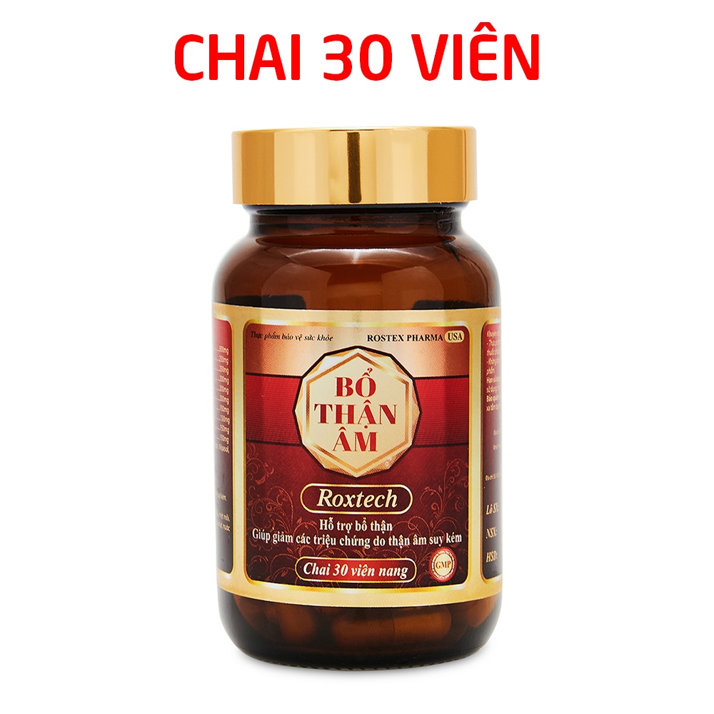 Bổ Thận Âm Roxtech giảm triệu chứng do thận âm suy kém ở nam và nữ - 30 viên [Bổ Thận Âm Roxtech]