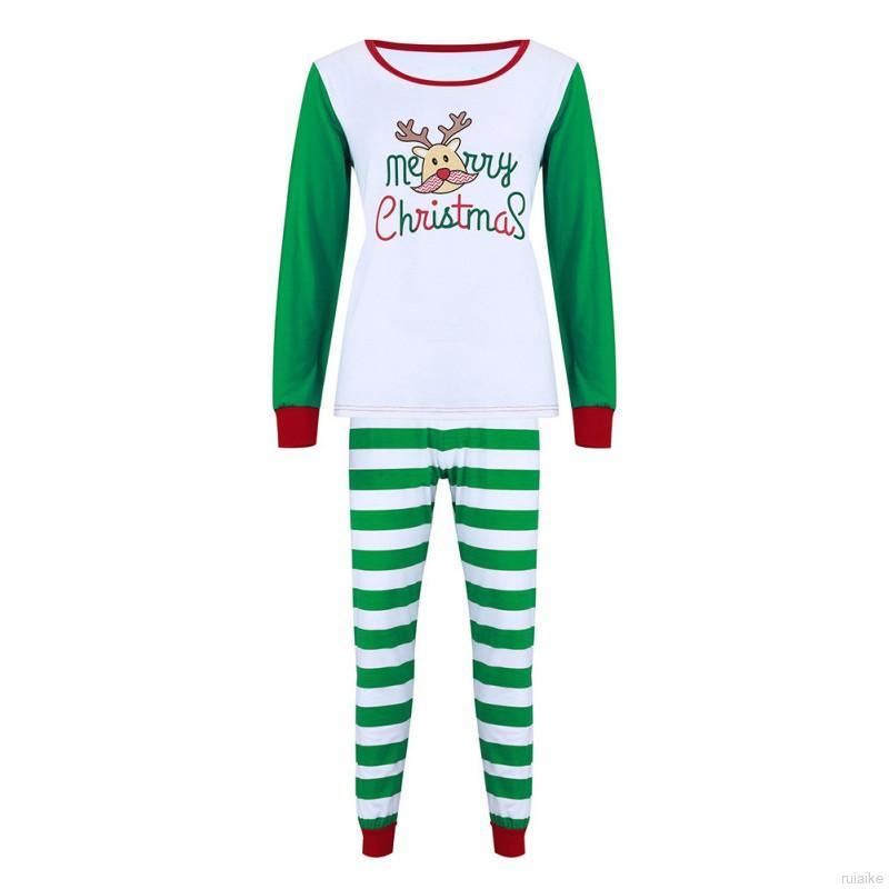 Set Đồ Ngủ Pijama Họa Tiết Giáng Sinh Đáng Yêu Cho Cả Gia Đình