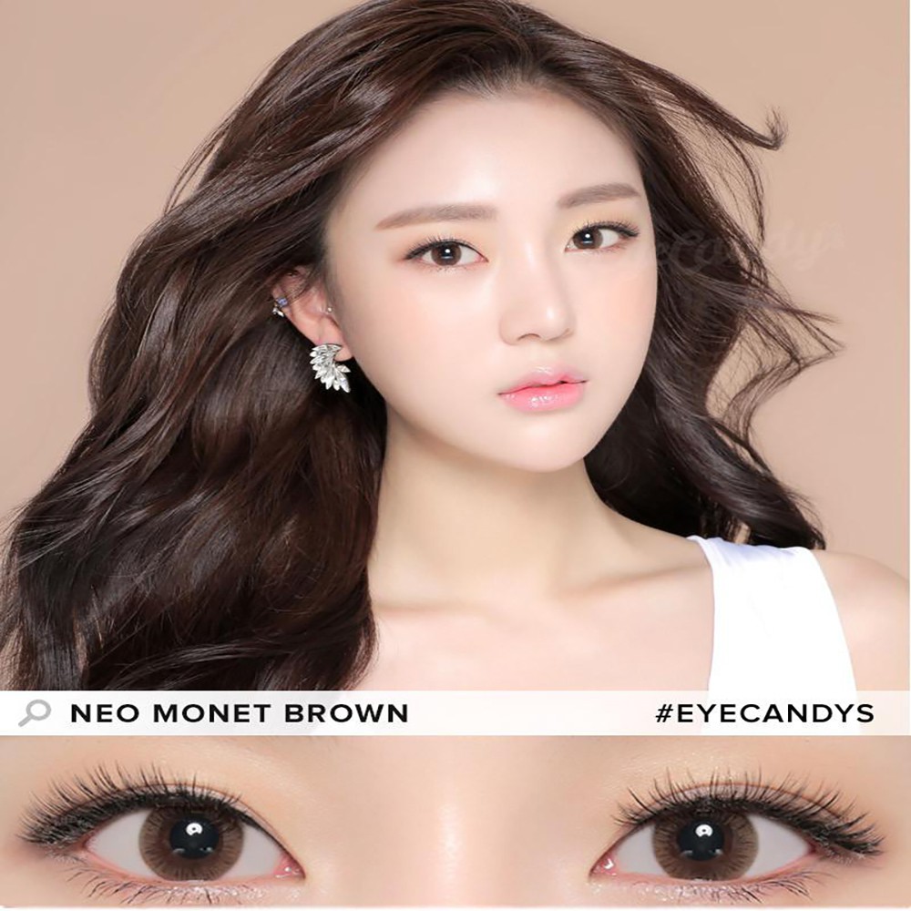 Kính giãn tròng, kính áp tròng Contact Lens NeoVison chống tia UV400, 3 tháng sử dụng.