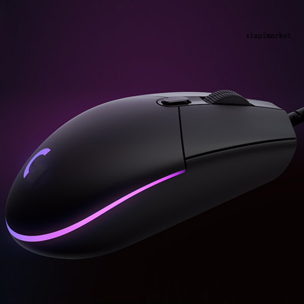 Chuột Chơi Game Com | G102 8000 Dpi Rgb Có Dây Sạc Usb Và Đèn Rgb