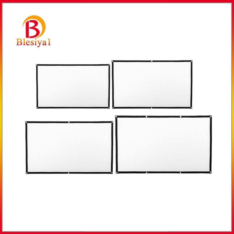 [BLESIYA1] Soft Projector Screen High Contrast Collapsible Hanging Hole Grommets 16:9 | BigBuy360 - bigbuy360.vn