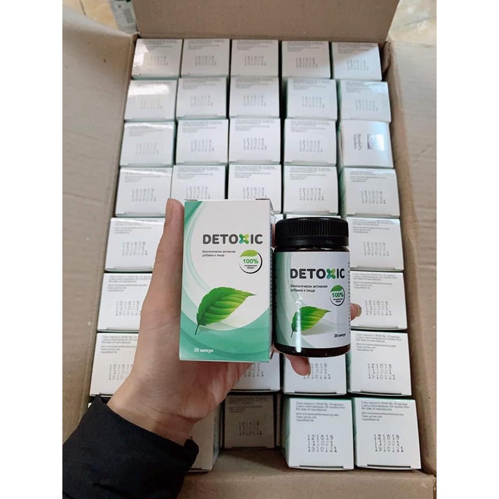 Viên uống Detoxic của Nga diệt ký sinh trùng an toàn hiệu quả  - CHÍNH HÃNG