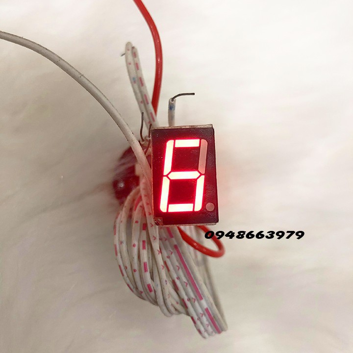 Báo số led cho các loại xe hiển thị 6 số.