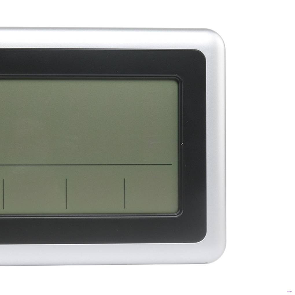 Đồng Hồ Báo Thức Điện Tử Màn Hình Lcd Hiển Thị Thời Gian Và Nhiệt Độ Trong Nhà