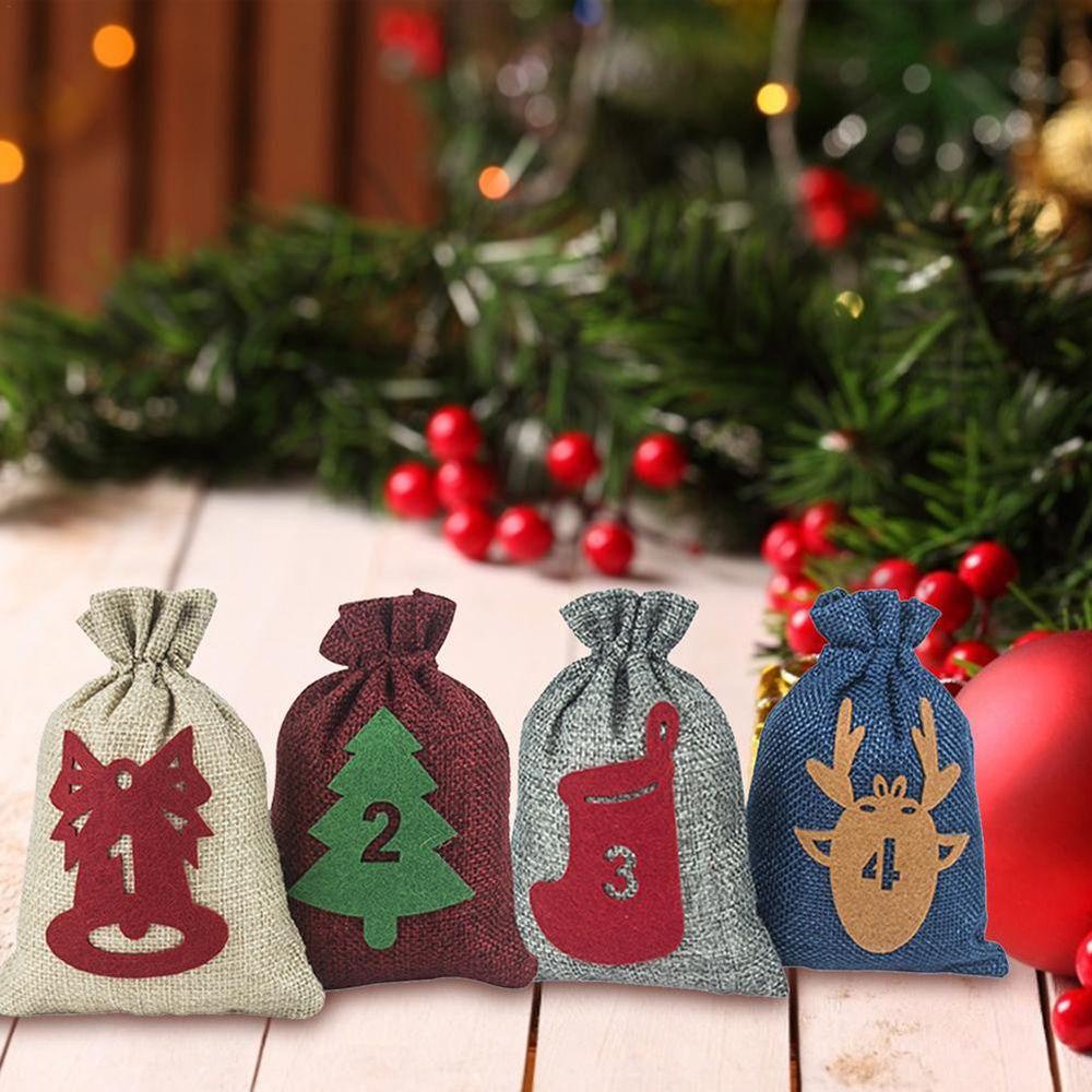 PINEVN Bộ 24 Lịch Đếm Ngược Bỏ Túi Hình Kẹo Dễ Thương