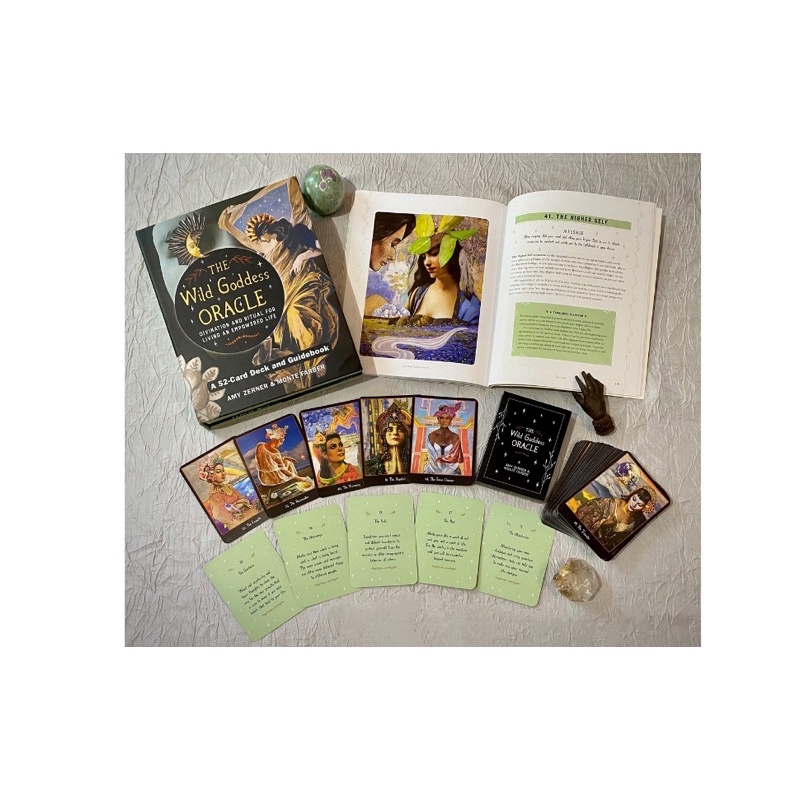 Bộ bài Wild Goddess Oracle Deck - Monte Farber - Order trực tiếp Amazon US