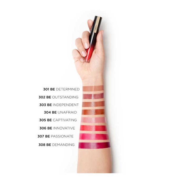 Son Kem L'Oreal Brilliant Signature Hi Shine Colour Ink Màu 310 Be Uncompromising