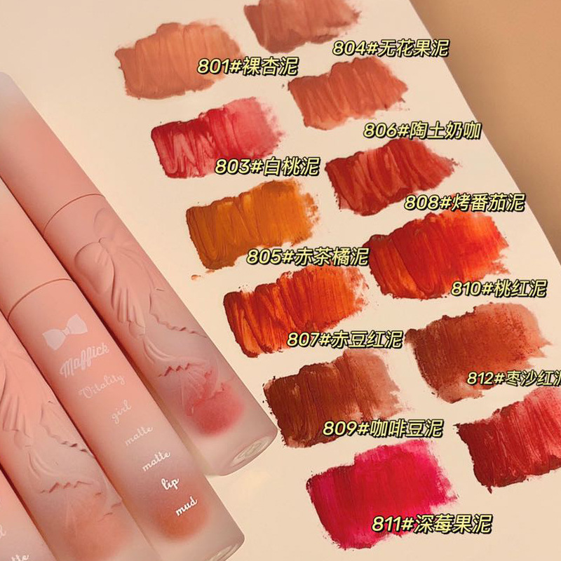 (Hàng Mới Về) Son Môi Trang Điểm Màu Nhung Mờ Dành Cho Nữ Sinh | BigBuy360 - bigbuy360.vn