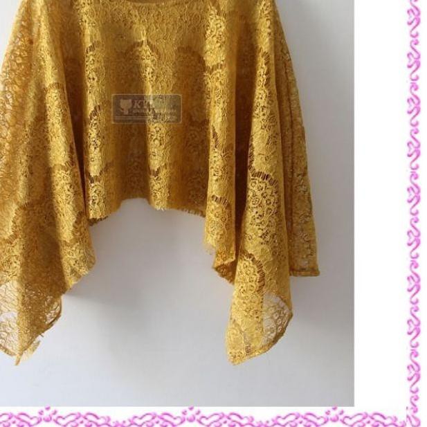 ❁ Áo Choàng Ngoài Họa Tiết Thổ Cẩm Phối Ren Cao Cấp Cho Nữ ☏ | BigBuy360 - bigbuy360.vn