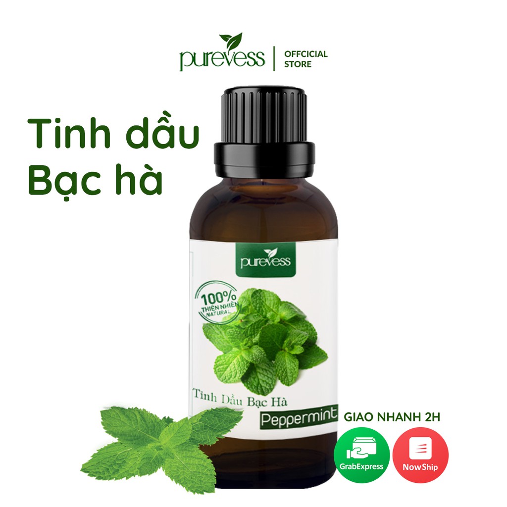 Tinh dầu Bạc Hà Purevess. Dung tích: 50ml