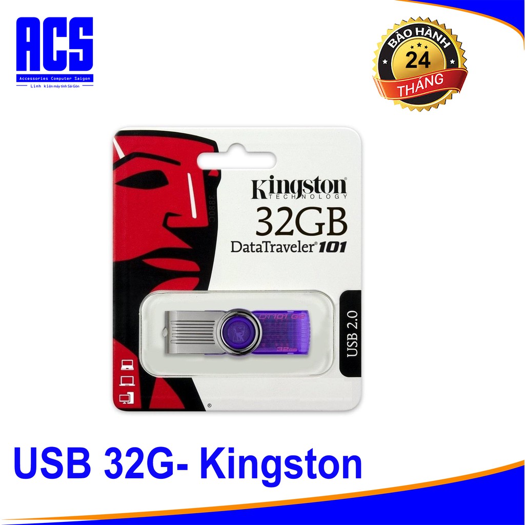 USB Kingston 4G- 8G - 16G - 32G CHÍNH HÃNG - Bảo Hành 24 Tháng