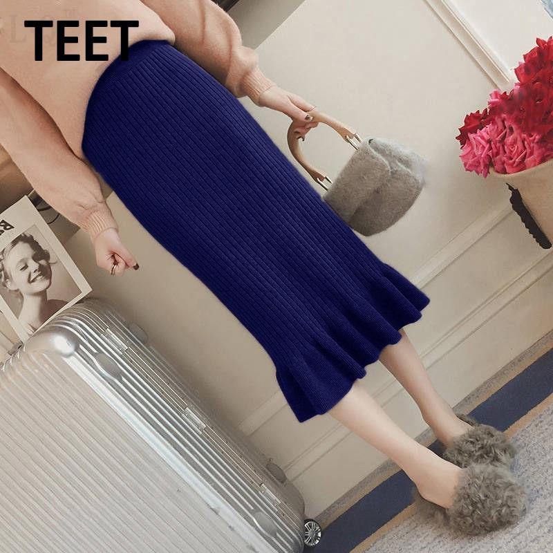 Chân Váy Len Đuôi Cá Lưng Cao Xinh Xắn Dành Cho Nữ | BigBuy360 - bigbuy360.vn