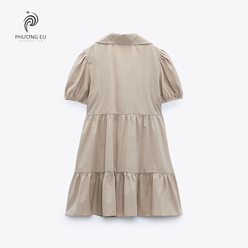 Váy Babydoll Zara Chính Hãng Tay Ngắn Dáng Xòe Tay Phồng