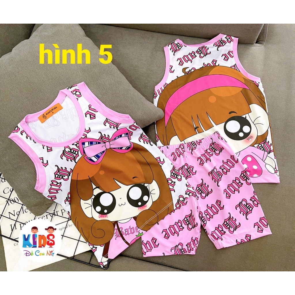 BỘ BA LỔ MÙA HÈ XINH YÊU BÉ GÁI - ĐỒ BỘ TRẺ EM