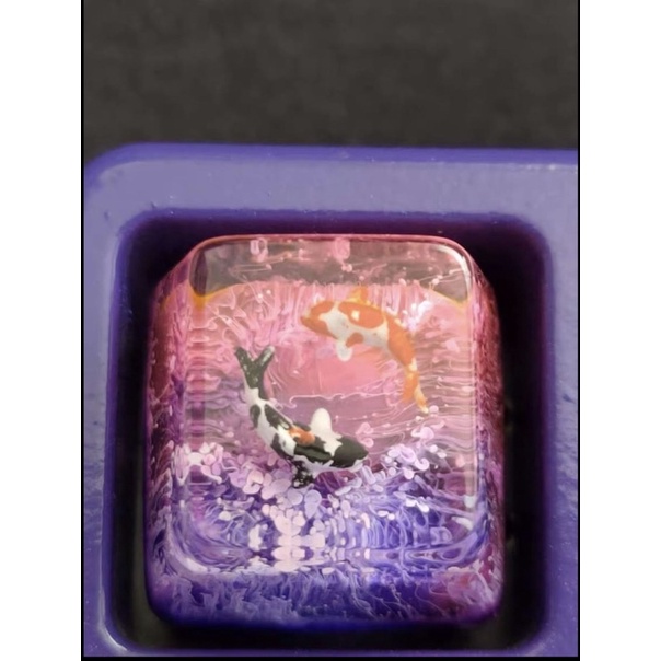 Keycap cá koi nút bàn phím