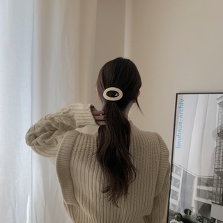Kẹp tóc bấm dáng tròn mờ Modleaf Matte circle pin Hàn Quốc