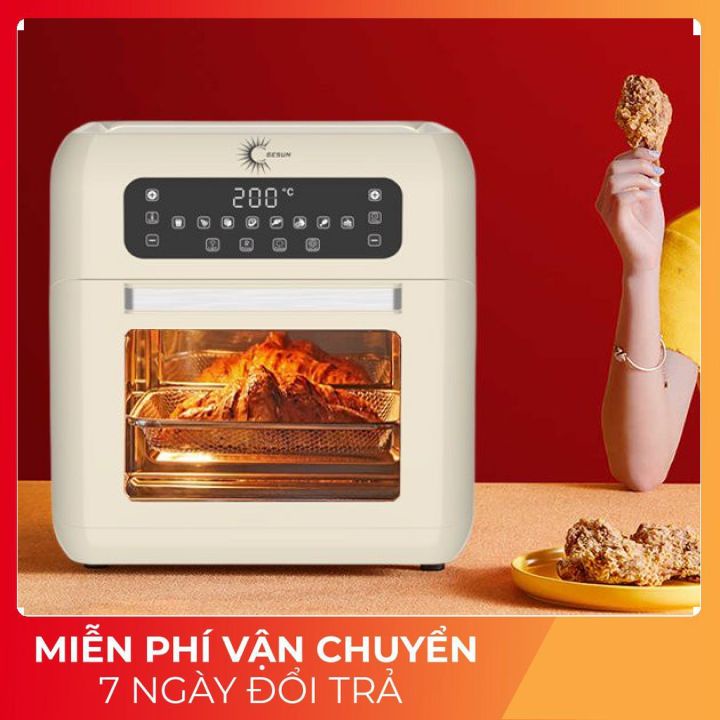 Nồi chiên không dầu Gesun F150 dung tích siêu lớn 12L thương hiệu Đức, nấu tất cả món ăn chỉ với 1 chiếc nồi chiên