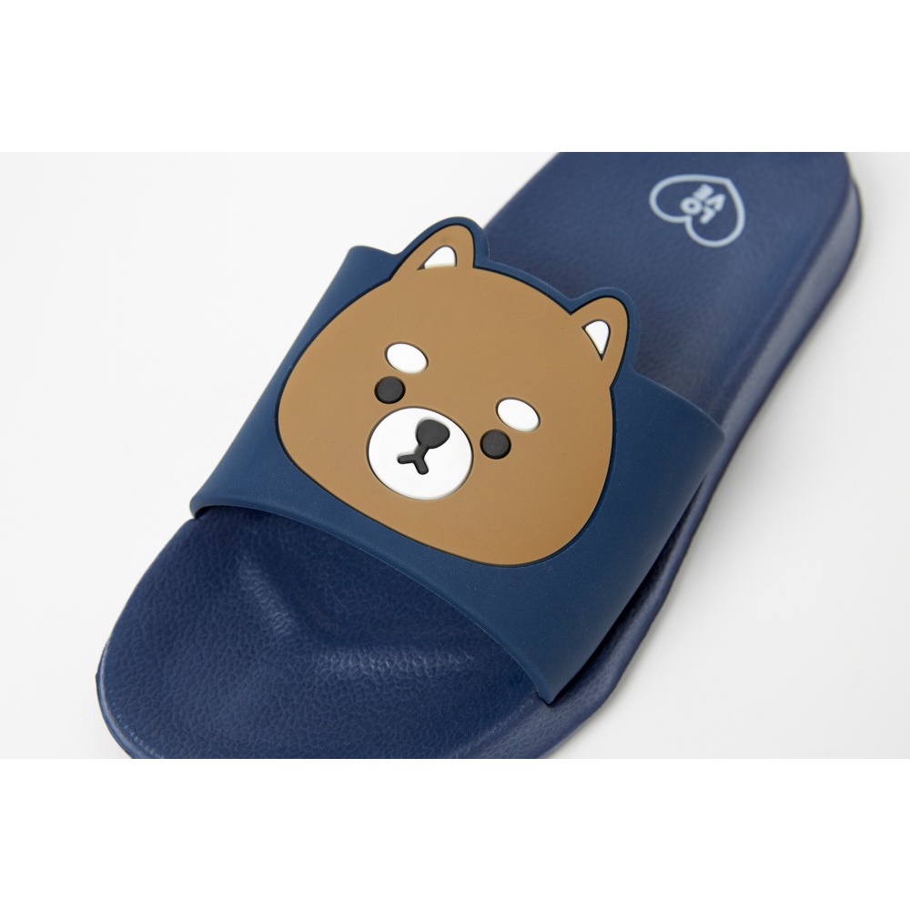 Dép Lê ARTBOX Hàn Quốc Chất Liệu EVA Hình Cún Màu Xanh Navy