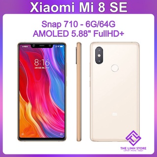 Điện thoại xiaomi mi 8 se có tiếng việt - snap 710 ram 6g 64g