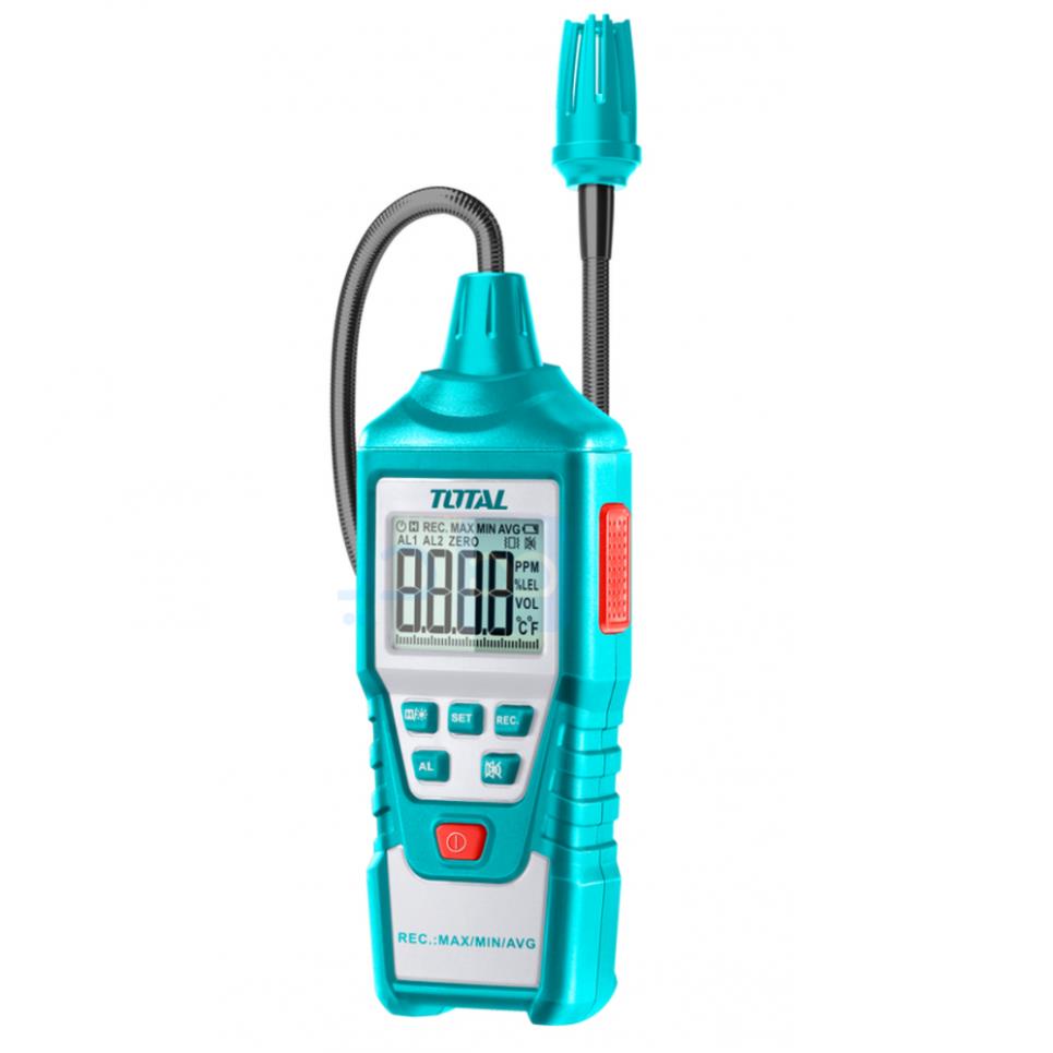 Máy đo rò rỉ khí gas kỹ thuật số Total TETGA01 | thiết bị phát hiện rò khí gas, phạm vi 0 ~ 9999ppm (metan)