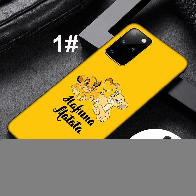 Samsung Galaxy S10 S9 S8 Plus S6 S7 Edge S10+ S9+ S8+ Soft Silicone Cover Phone Case Casing GR73 Lion King Hakuna Matata