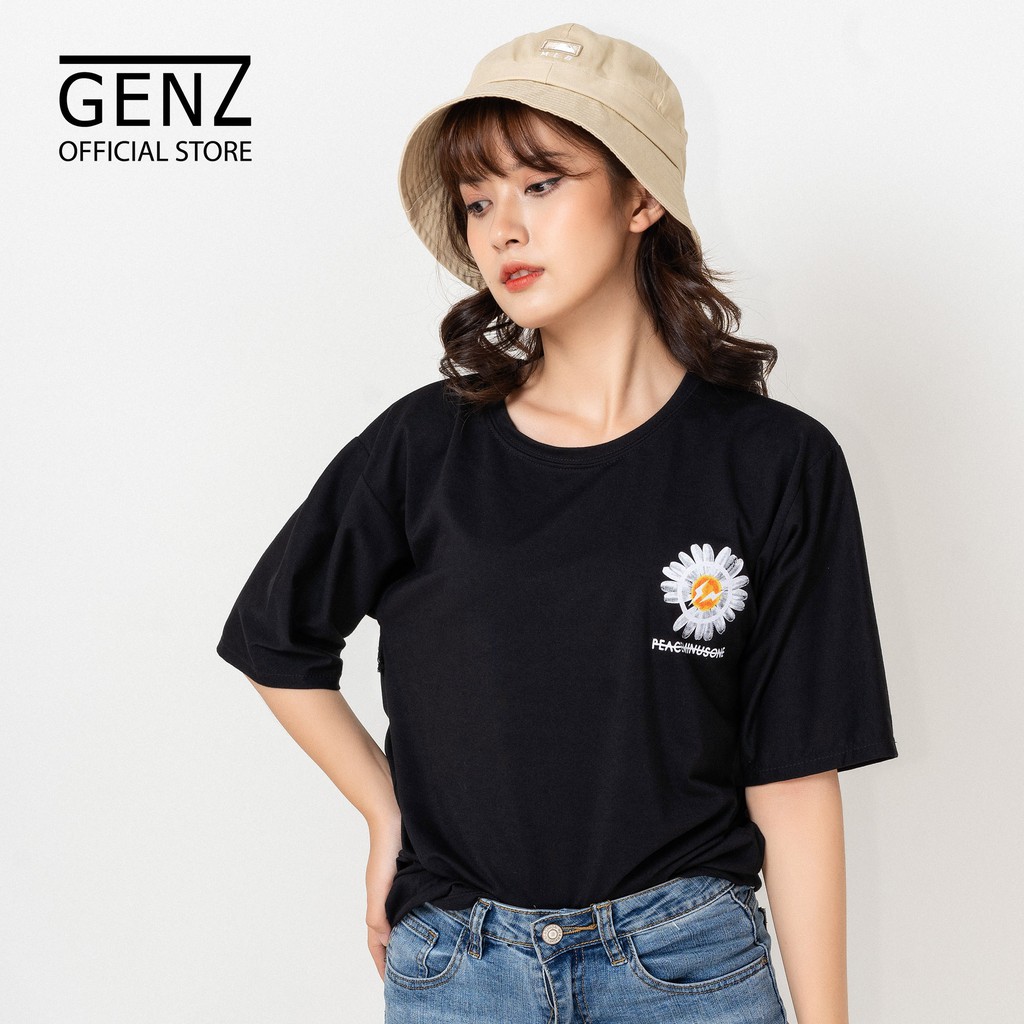 [Mã FASHIONMALLT4 giảm tới 30K đơn 150K] Áo thun tay lỡ GENZ dáng Unisex form rộng phong cách Ulzzang Turbo Devil - Z19 | WebRaoVat - webraovat.net.vn