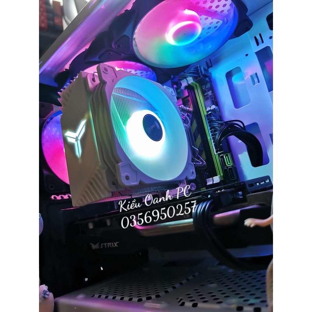Tản nhiệt khí CPU Jonsbo CR1000 CR-1000 Trắng|Đen RGB 4 ống đồng - Hỗ trợ thêm Socket 1700