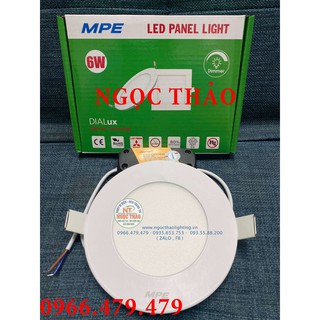 ĐÈN LED PANEL TRÒN MPE RPL-6T 6W (Chính Hãng )