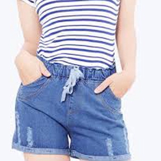 Quần Sort Jean Nữ Lưng Chum  SJ02