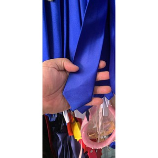 Cà vạt phi bóng màu xanh dương