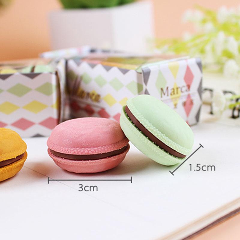 Cục tẩy hình bánh macaron dễ thương