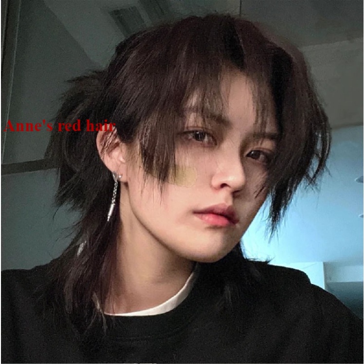 Bộ tóc giả hóa trang đầu sói samurai tự nhiên cho nam và nữ