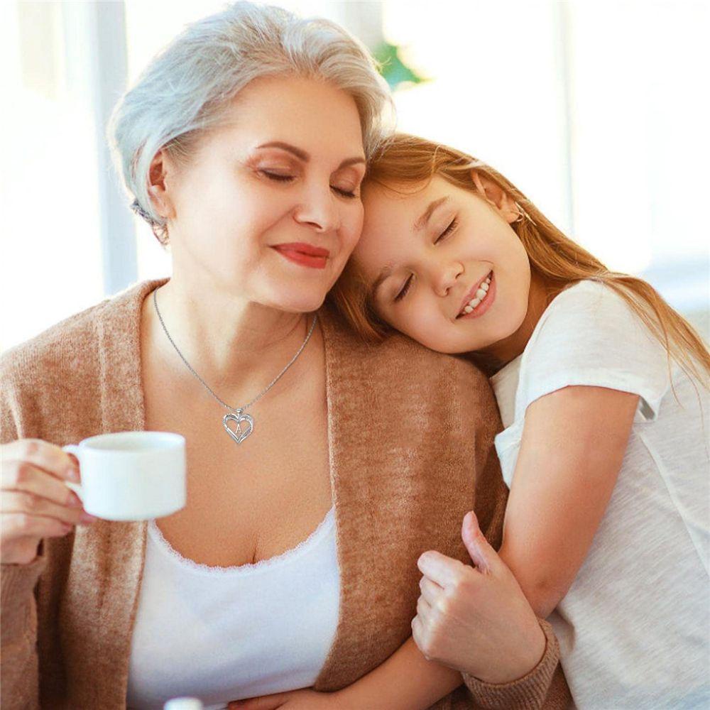 Vòng cổ Mặt Trái Tim Đính Đá Cubic. a Alphabet Cho Nữ|Vòng cổ Mạ Bạc Mặt Trái Tim