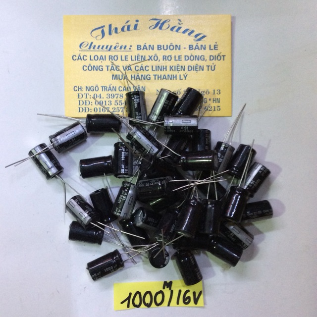 Tụ hoá 1000/16 v giá 50 chiếc