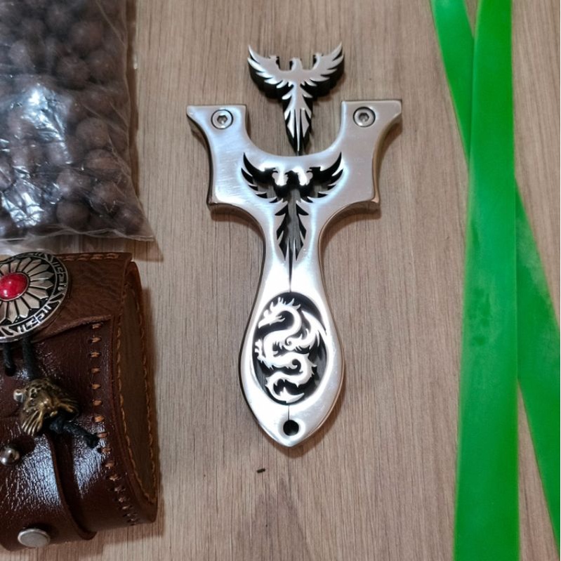 ná cao su inox 304 đại bàng phủ bóng - tặng 1 dây chun