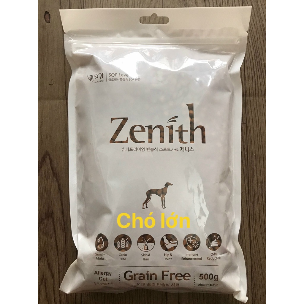 Thức ăn hạt mềm Zenith cho chó gói lẻ 500g