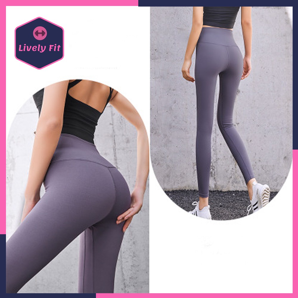 Quần Legging Tập Gym Yoga Nữ Dài  Cạp Cao, Siêu Nâng Mông, Co Giãn, Thấm Hút Mồ Hôi, Đồ Thể Thao