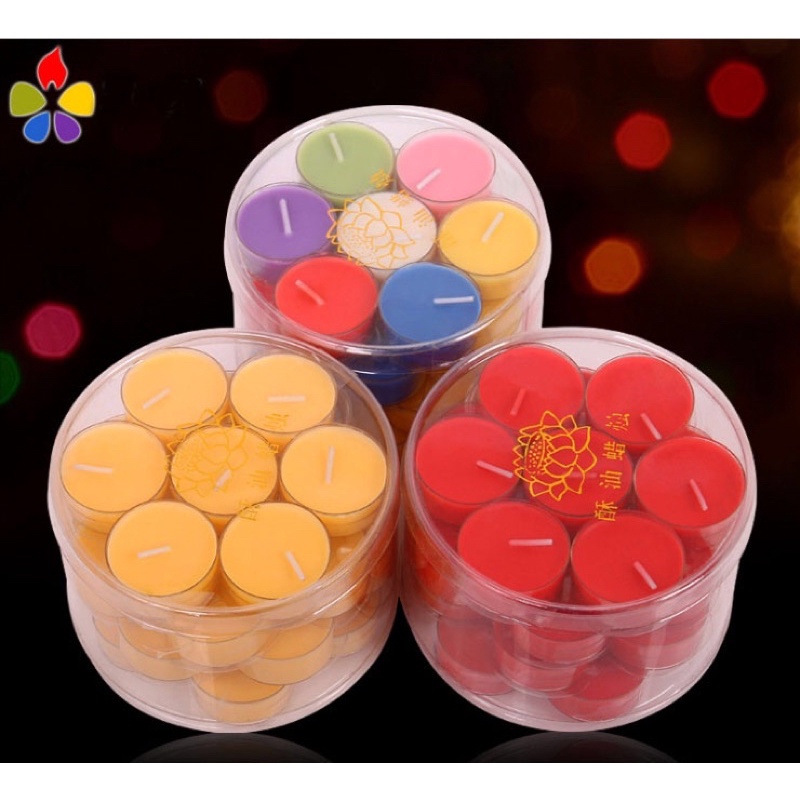 Nến tealight sáp bơ 28 viên