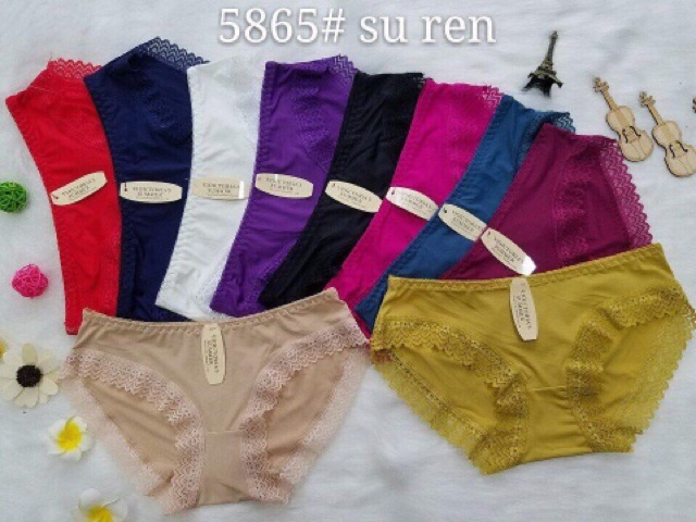 Quần Lót Đúc Su Phối Ren Mã 5865