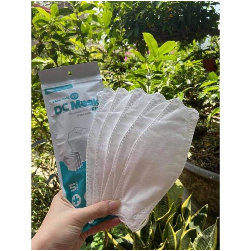 Khẩu Trang 4D Kháng Khuẩn KF94 DCMASK (Hàng Công Ty Chính Hãng Set 10 cái 1 Bịch )