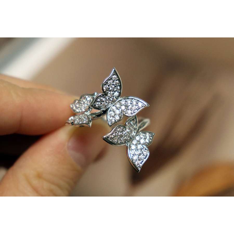 CHÍNH HÃNG NHẪN BUTTERFLY MACIER JISUNG NCT