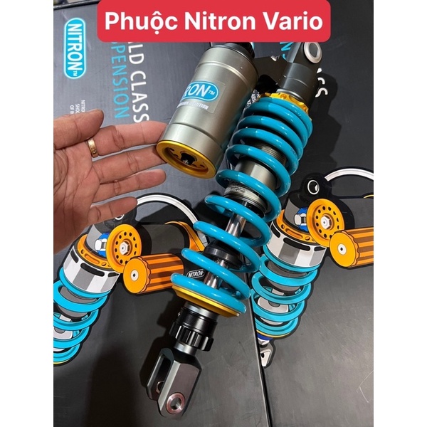 Phuộc Nitron Vario,Click có bình dầu chính hãng Việt Nam,BH 12 tháng