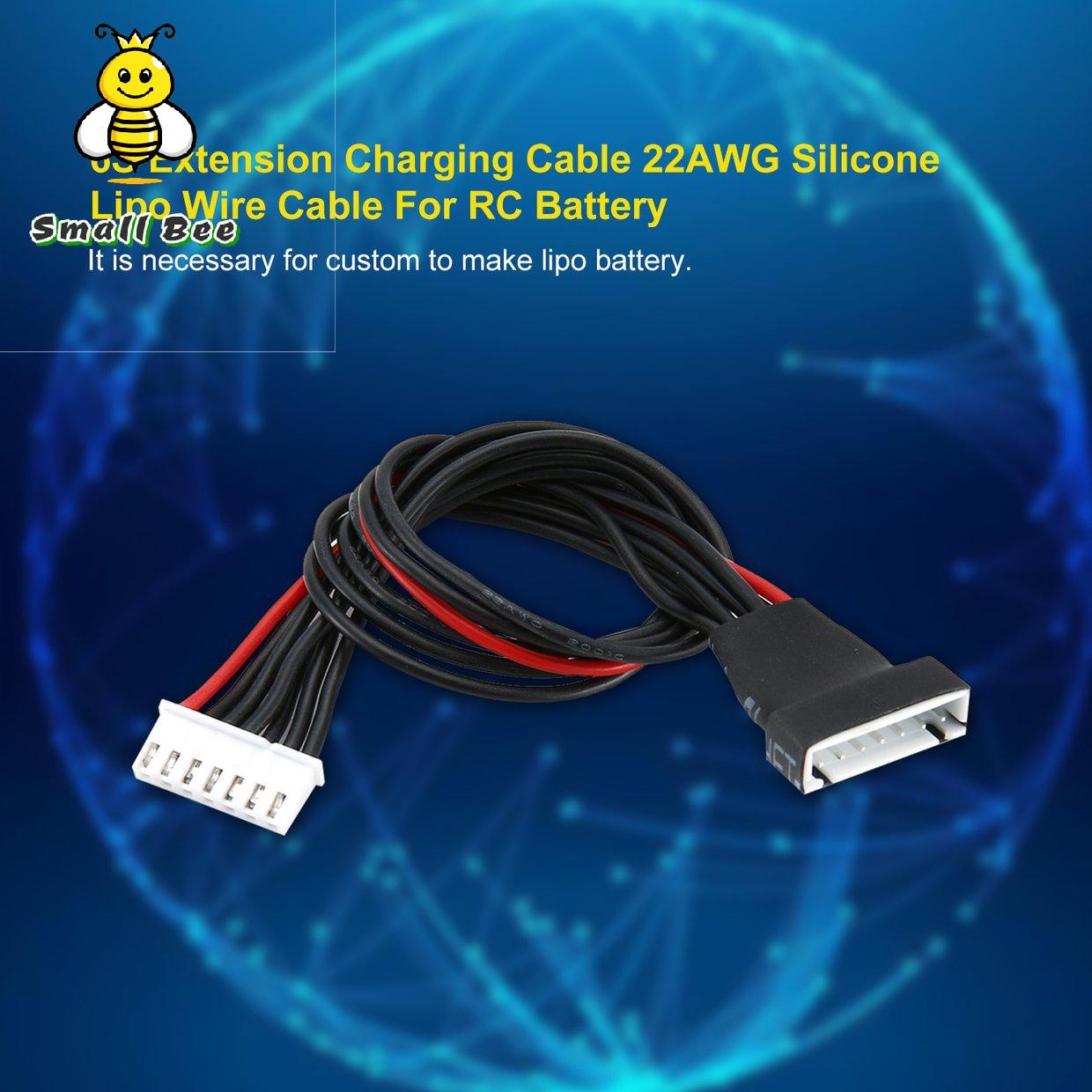 RC Dây Cáp Sạc 22awg Dài 6s Cho Đồ Chơi Điều Khiển Từ Xa