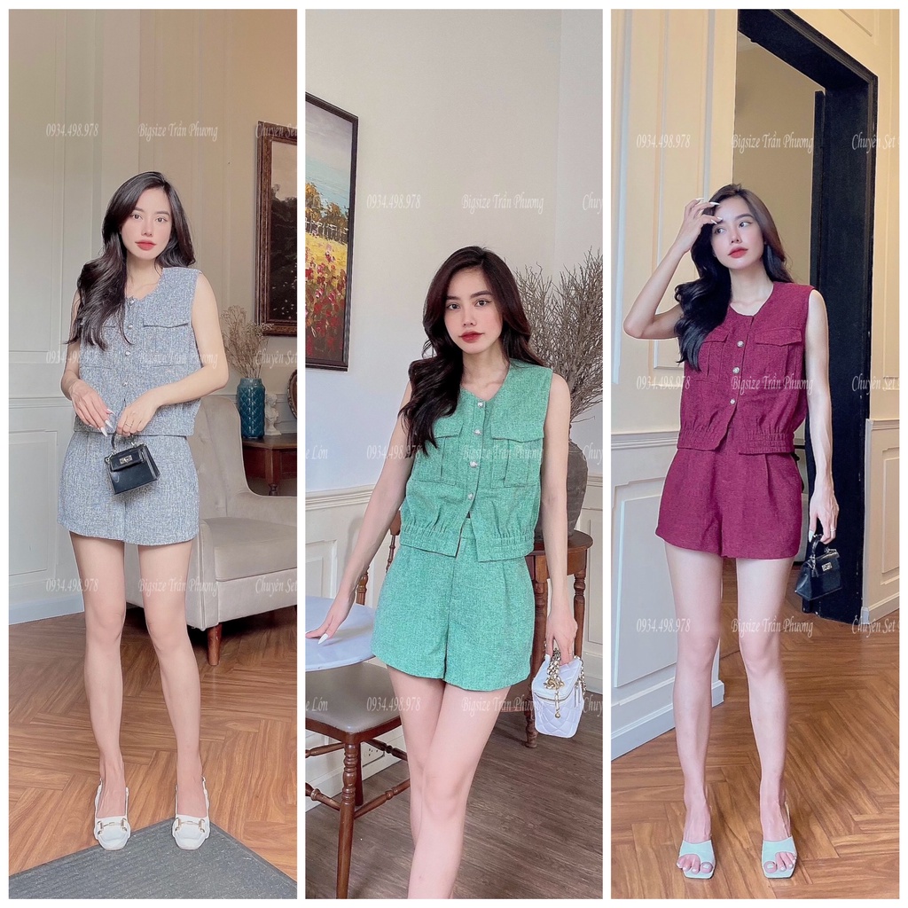 Set Áo Bo Thun + Short