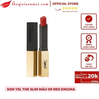 (Chính Hãng) Son YSL The Slim Màu 09 Red Enigma - Đỏ đất