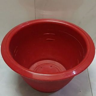 Chậu nhựa trồng cây truyền thống đỏ phi 48cm